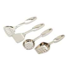 Model Saringan dan Spatula Miniatur untuk Peralatan Dapur, Ornamen Rumah Boneka, Aksesori Rumah Boneka, Kerajinan Tangan Lanskap Miniatur, Model Koleksi, Properti Adegan Fotografi, Hadiah Liburan yang Luar Biasa - A - View 5