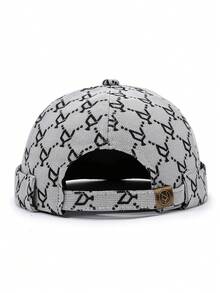 1pc Unisex Skull Bucket Hat, Vintage Fitted Hat, Adjustable Bucket Hat, Retro Hip-Hop Street Style - Multi-color - View 3