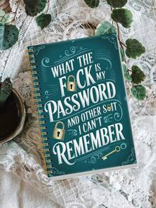 1pc Ultimate Password Record Notebook, With Letter Tabs For Easy Organization, Secure Password Book, Suitable For Seniors, For Internet Password Recording And Address Management, Back To School Office Supplies, Teal Student Supplies - One Size - View 11