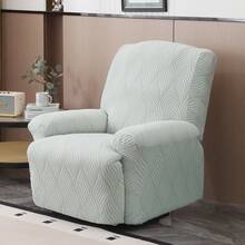 4/6/8pcs Printed Casual Lounge Chair Covers - All Season, Suitable For Office, Living Room And Home Decor. Washable. - Light Grey - View 4