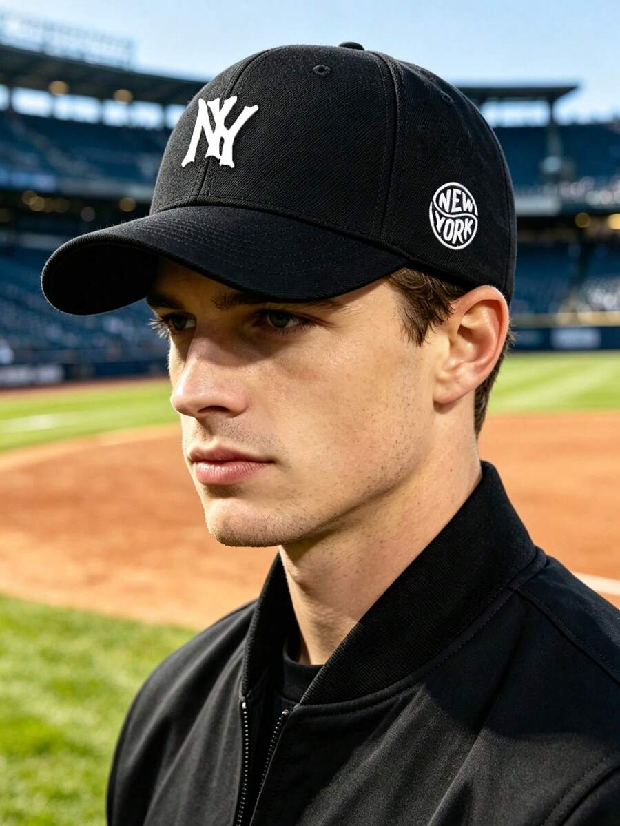 1pc Unisex Baseball Cap, Casual Letter Baseball Cap, Suitable For Spring And Autumn, Daily Wear, Travel, Hiking, Climbing, Skiing - Multicolor - View 1