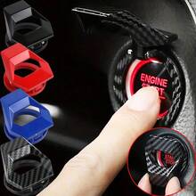 Car Engine One-Touch Start/Stop Button Cover Ignition Switch Decorative Cover Car Accessories Anti-Scratch Universal Button Decorative Ring - Start Button Protective Cover - View 11