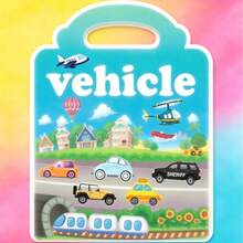 Reusable Sticker Book, Early Education Stickers For Children, Quiet Sticker Book, Multiple Scenes, Suitable For Christmas, New Year Gifts, Reading Stickers, Quiet Book, Children's Christmas Stickers, Sticker Book - Multicolor - View 9
