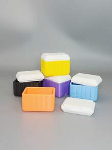 1:12 Miniature Insulated Cooler Box Ice Container Collectible Model, Mini Outdoor Open-Top Portable Insulated Bucket For Model House, Multi-Color Camping Picnic Model Decor - Multicolor - View 14