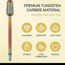 1pc Nail Drill Bit, Professional Nail Drill, Used For Removing Cuticles, Nail Edges And Hangnails Pre-Treatment Tool, Professional Manicure Tool, 2.35mm Universal - Multicolor - View 8