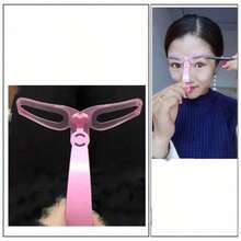 1pc Reusable Eyebrow Stencil - Easy Eye Makeup Shaping Guide, Made Of ABS Plastic, Suitable For DIY Contouring And Makeup Brush Pairing - One Size Fits All - View 6