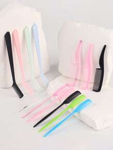 Lược chải lông mày và lông mi mini cầm tay, dụng cụ trang điểm mini đa năng, lược chải lông mi, dụng cụ chải tỉa lông mi, chải lông mày, chăm sóc tóc - Nhiều màu - Xem 11