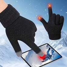 Winter Essential Set: Touchscreen Gloves, Thick Fleece Socks And Windproof Earflap Hat - 100% Polyester, Warm And Cold-Resistant, Suitable For Outdoor Activities And Winter Wear - A - View 6