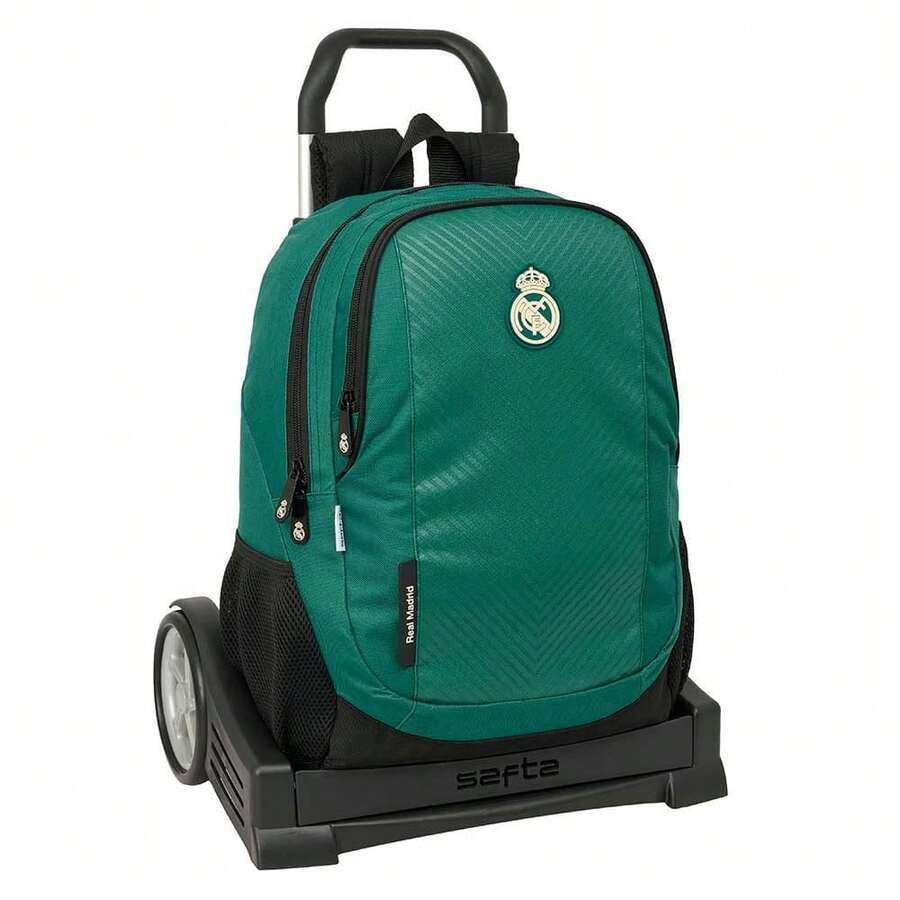 Large Backpack With Trolley Evolution Real Madrid 2nd Kit 26/27, Evolution Backpack Trolley Included, Padded Back And Shoulder Straps - Large Backpack 44 cm - View 1