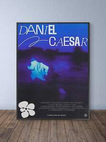 لوحة جدارية كانفاس بوستر Daniel Caesar Never Satisfied، هدية عيد ميلاد وتخرج - A - مشاهدة 7
