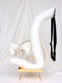 Plush Cat Costume Set Two Pieces Multi-Color Optional Dress-Up Props Cat Headband Party Stage Halloween Costume - Set - View 12