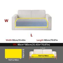 1PC Minimalist Style Chenille Four-Season Universal Anti-Slip Sofa Cushion, Anti-Slip Pet Anti-Dirt Seat Pad, Suitable For 1-4 Seater Sofa Decoration And Protection, Machine Washable - Multicolor - View 16
