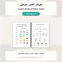 Spiral Notebooks For Seven Chakras And Crystal Exploration, Arabic-Language Edition With Chakra Reference Charts, Crystal Color And Shape Guides, Collection Trackers, Sacred Geometry Pages, Meditation Reflections And Writing Space - A5 - View 5