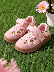 2026 New Comfortable Cartoon Sports Kids Shoes, Fashionable Easy To Match Breathable Running Shoes For Children, Capybara Design - Pink - View 4