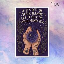 1pc/3pcs Mysterious Dark Magic Style Soul Healing Stickers, Let Go Of Inner Conflict And Release, Atmospheric Decorative Stickers - Waterproof Vinyl Stickers - Durable Matte Surface, Self-Adhesive Bumper Stickers, Suitable For Cars, Windows, Laptops, Trucks, Water Bottles - Multi-Functional Durable Design, Car Stickers - one-size - View 10