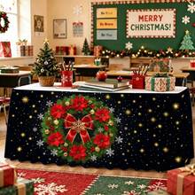 A 2D Flat Table Skirt, A Versatile Christmas Table Skirt Suitable For Various Occasions, Restaurants, Indoor/Outdoor Use, With Various Styles And Sizes To Choose From - 10 - View 4