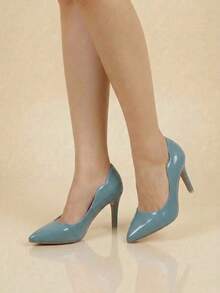 Women Pumps - Pastel Green - View 2
