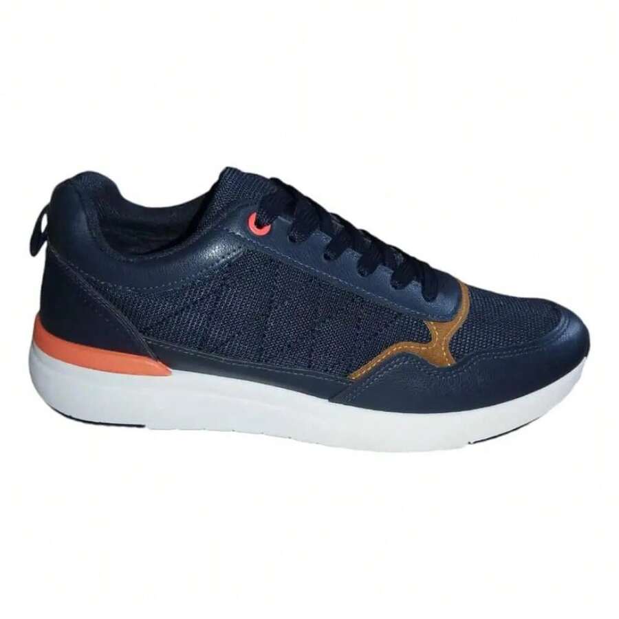 Tenis Denali Azul Vortex Hombre Casual Ultralight Caballero Respirable - Azul - Ver 1