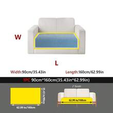 1PC Minimalist Style Chenille Four-Season Universal Anti-Slip Sofa Cushion, Anti-Slip Pet Anti-Dirt Seat Pad, Suitable For 1-4 Seater Sofa Decoration And Protection, Machine Washable - Multicolor - View 17
