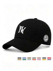 1pc Unisex Baseball Cap, Casual Letter Baseball Cap, Suitable For Spring And Autumn, Daily Wear, Travel, Hiking, Climbing, Skiing - Multicolor - View 7