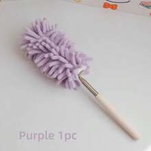 1pc Microfiber Duster, Extendable & Washable Mini Duster, Detachable Handheld Microfiber Dust Cleaner, Extendable & Bendable Car Interior Duster, Soft Dashboard & Vent Cleaning Brush, For Cleaning Ceiling Fan, High Ceiling, Blinds, Furniture - Multi-color - View 14