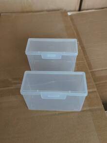 10pcs/8pcs/4pcs/2pcs/1pc Playing Card Box, Transparent Card Box, Storage Box, Can Hold Two Decks Of Playing Cards (No Cards Included), Christmas, Halloween, Thanksgiving Gifts, Holiday Gifts - Multicolor - View 10