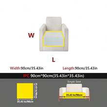 1PC Minimalist Style Chenille Four-Season Universal Anti-Slip Sofa Cushion, Anti-Slip Pet Anti-Dirt Seat Pad, Suitable For 1-4 Seater Sofa Decoration And Protection, Machine Washable - Multicolor - View 13