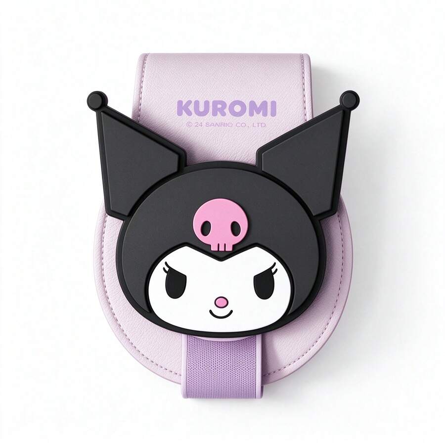 1pc Sanrio Cute Cartoon Car Sun Visor Glasses Clip Fashion Glasses Storage Holder Card Holder - Multicolor - View 1