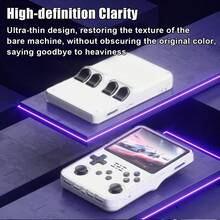1pc Transparent TPU Protective Case, Compatible With R36S Handheld Game Console, Ultra-Thin Soft Shell, Shockproof, Scratch-Resistant, Anti-Fingerprint, Snug Fit, Easy Installation And Removal, Full Access To Buttons And Charging Port, Game Accessory - View 7
