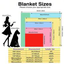 1pc Cartoon Game Machine Pattern Flannel Blanket For Home, Room Decor, Picnic, Travel - Soft And Cozy Throw Blanket, Autumn Blanket, Gift For Family And Friends - Multicolor - View 4