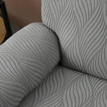 4/6/8pcs Printed Casual Recliner Chair Cover - Suitable For All Seasons. Office, Living Room, Home Decoration Chair Cover. Washable - Grey - View 7