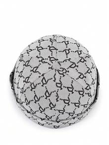 1pc Unisex Skull Bucket Hat, Vintage Fitted Hat, Adjustable Bucket Hat, Retro Hip-Hop Street Style - Multi-color - View 4