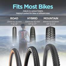 Bike Stand Vertical Portable Space-Saving Bicycle Rack Storage Adjustable Height - 22*30*23.5inch - View 4