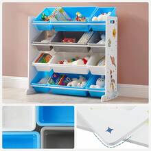 Toy Chests & Organizers - Blue and White - View 7