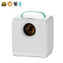 Dam Video Projector For Kids, With HDMI And USB Inputs. Resolution Compatible HD1080P. - Blue - View 1