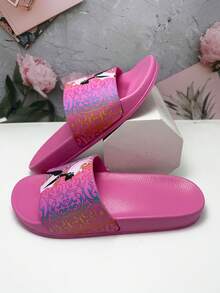 2026 New Fashion Women's Slippers, High Elastic Rubber Sole, Comfortable Soft Versatile Commute Lightweight Durable Shock-Absorbing Home Casual Walking Slippers - Magenta - View 13