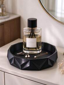 Minimalist Jewelry Display Tray, Makeup Vanity Small Item Storage Tray, Jewelry Storage Container, Suitable For Bedroom Vanity And Office Desk, Store Stationery And Cosmetics, Back To School Supplies, Desktop Decorative Ornament - Multicolor - View 7