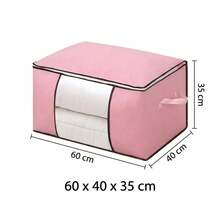 6 Pack 90L Storage Bags Zipped For Clothes, Bedding, Toys, Packing Moving Boxes - View 4