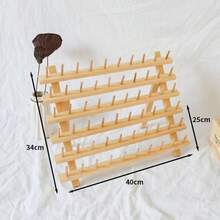 Giá đỡ cuộn gỗ cho chỉ may, chỉ sáp, lõi suốt, cuộn len và cuộn dây, giá đỡ cuộn bán chạy xuyên biên giới, giá đỡ tóc giả - cây non - Xem 6
