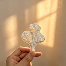 Large Eucalyptus Leaf Shaped Ceramic Clay Stamp Set, Minimalist Design With Artistic Flair, Suitable For Creating Ceramic Plates, Ceramic Cups Or Other Ceramic Decorative Hangings, Even Beginner Ceramic Artists Can Create Exquisite Artworks - 1 White - View 5