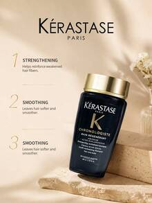 Kérastase Chronologiste Revitalizing Repair Shampoo 80ml Ukuran Travel, Menutrisi dan Memperbaiki Rambut Kusam dan Rusak - Berlian Hitam - View 4