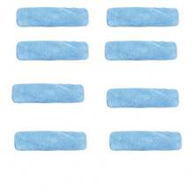 (10pcs/5pcs/3pcs/1pc) Extra Large Reusable Washable Mop Replacement Pads, Durable For Pet Hair And Dust Cleaning, Easily Absorbs Cat And Dog Hair And Debris - Light Blue - View 13