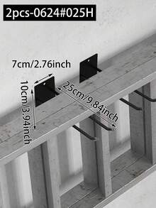 Heavy Duty Wall Mounted Tool Storage Rack - Space-Saving Shovel, Rake And Garden Tool Garage Storage Rack - , Garage Storage Rack | Modern Wall Rack | Tool Storage Rack, Storage Rack - Tool Rack - View 8