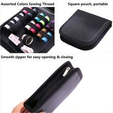 1 Set Premium Portable Sewing Tool Kit Storage Bag, Multifunctional Mini Sewing Supplies Set, Home Handmade Embroidery Kit, Retro Sewing Tools Quilting Accessories, Suitable For Travel Essentials, Home Decor, Hilo, DIY Crafts, Pants, Buttons, Crochet Hooks, Sewing Machine, Needles, Threads, Sewing Fabrics, Valentine's Day, Wedding, Carnival - Multicolor - View 8