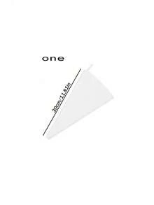 1pc Super Thick Pastry Bag For Baking & Decorating Cakes & Cookies, Reusable Back To School - White - View 8