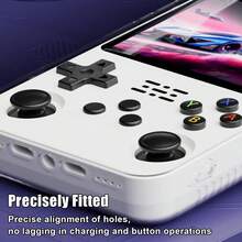 1pc Transparent TPU Protective Case, Compatible With R36S Handheld Game Console, Ultra-Thin Soft Shell, Shockproof, Scratch-Resistant, Anti-Fingerprint, Snug Fit, Easy Installation And Removal, Full Access To Buttons And Charging Port, Game Accessory - View 8