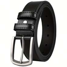1PC Men's PU Leather Belt, Soft And Durable, Alloy Buckle For Better Durability, Suitable For Jeans And Casual Pants, Perfect Gift For Family And Yourself, Holiday Gift, Valentine's Day, Birthday Gift - Multicolor - View 6
