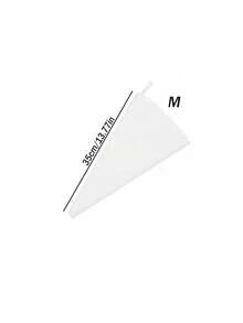 1pc Super Thick Pastry Bag For Baking & Decorating Cakes & Cookies, Reusable Back To School - White - View 9