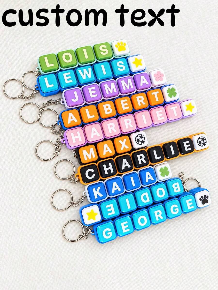 Ultimate Personalized Name Fidget Clicker. 3D Printed, CLICKER Keychain, Party Favor, Clicky Sensory ASMR Gift