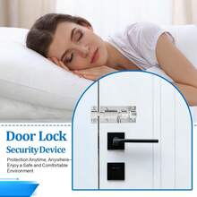 7pcs Heavy Duty Corrosion Resistant Barrel Bolt Lock Set - (1 Sliding Lock + 7 Screws), Heavy Duty Solid Thickened Steel, Brushed Surface Sliding Bolt Lock, Gate Bolt, Door Lock, Providing Better Security And Privacy - Sliding Bolt Lock - View 6